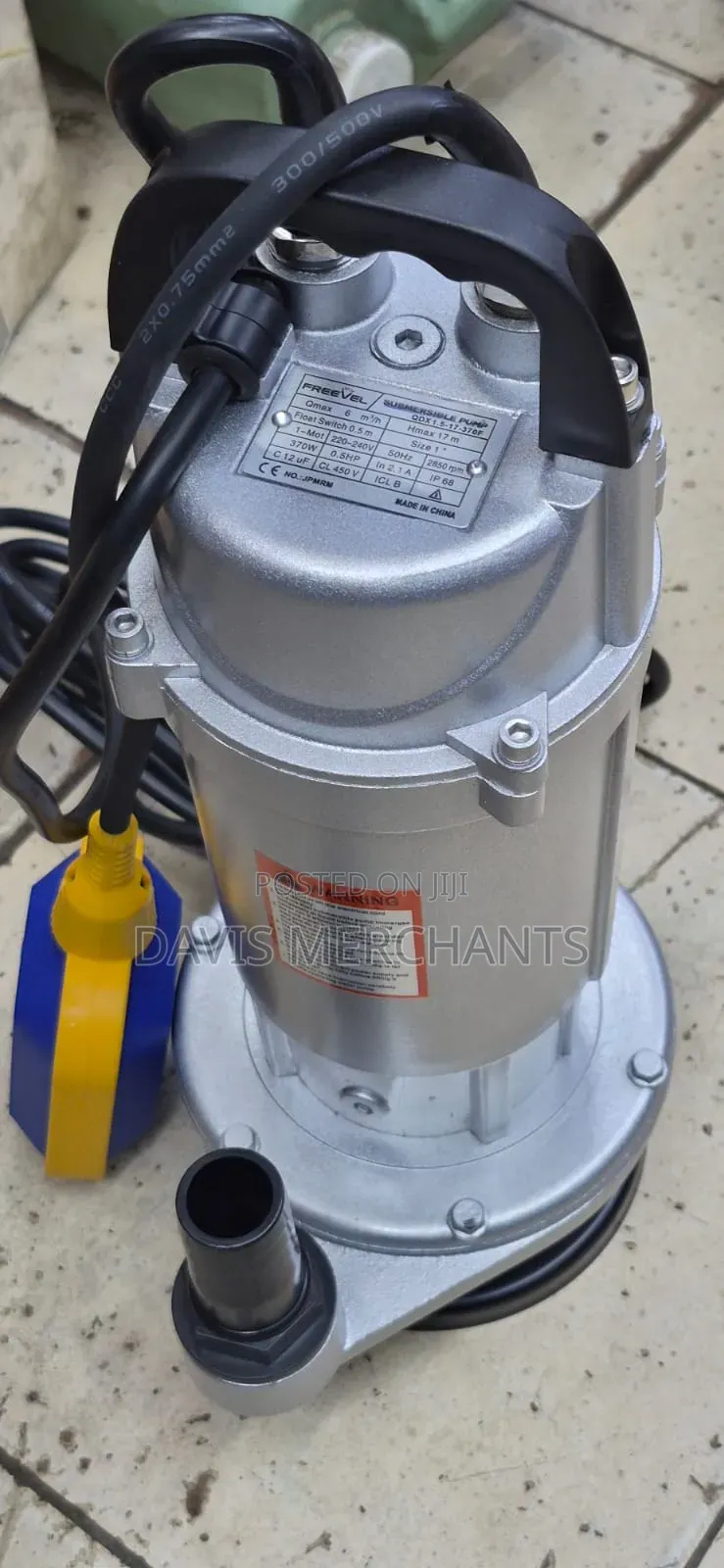 Freevel 1hp Submersible Water Pump – 32m Head | 117l/Min Flow Rate
