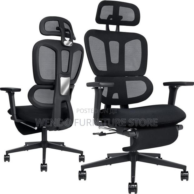 Office Chairs; Multi Upgrade Executive Office Seat With Footrest - thumbnail 2