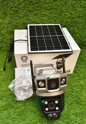 4g Dual Lens Solar PTZ Camera (V380 Pro App)