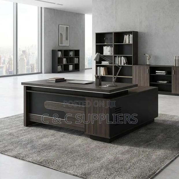 Imported L-Shaped Executive Desk-180cm - thumbnail 2
