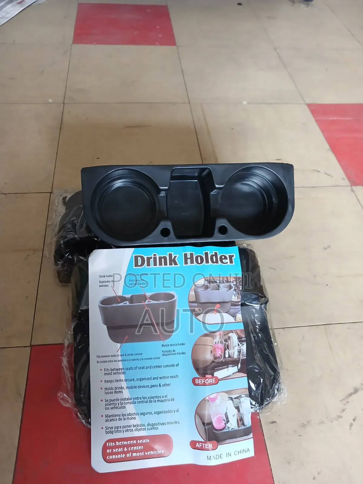 Universal Car Cup Holder – Drink Holder for Bottles, Cups Cans