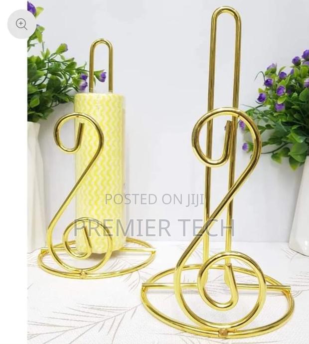 Stainless Steel Metallic Kitchen Towel Holder - thumbnail 2