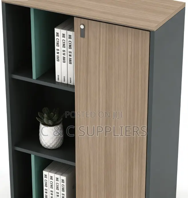 Wooden C C Credenza Office Cabinet.