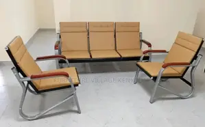Luxury Leather Waiting Room Sofa