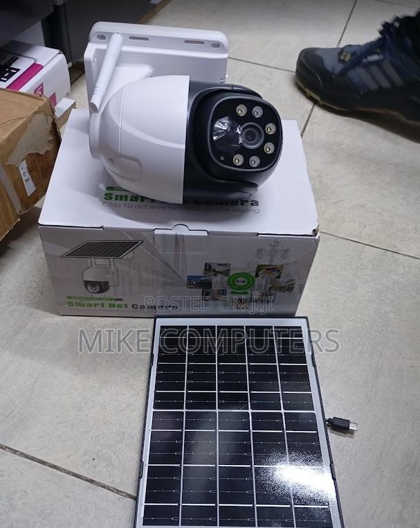4g Solar-Powered PTZ Security Camera With Single Lens