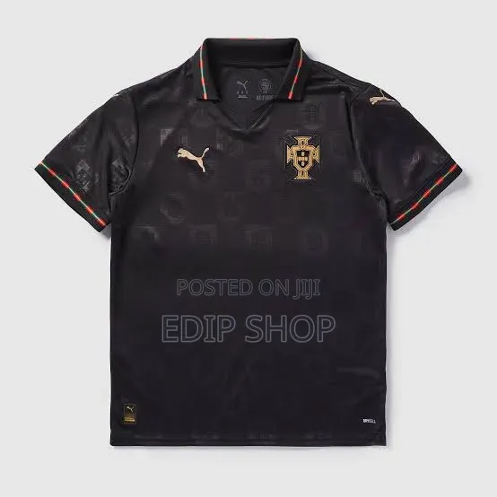 World Cup 2026 Portugal Black Jersey