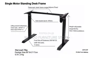 Office Desk; Ergonomic Home Office Adjustable Desk