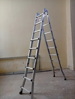 Aluminum Multi-Purpose Ladder 4x6 | Extension a-Frame Ladder