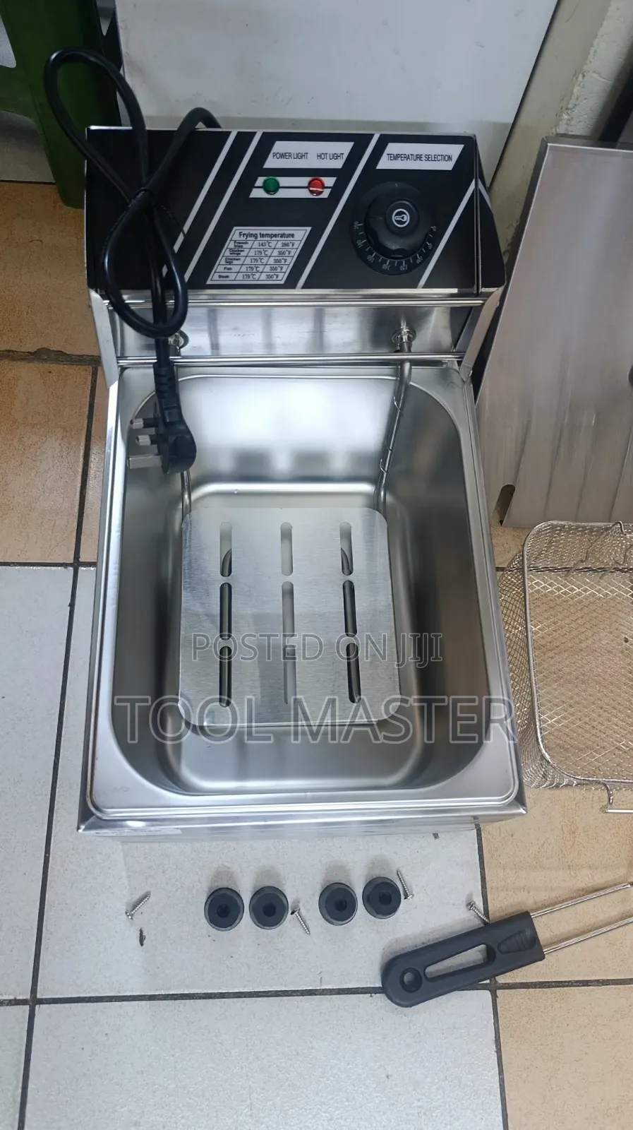 Premier 6l Electric Chips Fryer/Single Dish Electric Chips Fryer