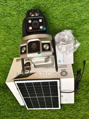 4g Dual Lens Solar Powered PTZ Camera App V380 Pro