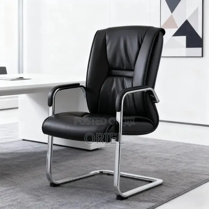 Office Chair ; Sled Base Executive High-Back Office Chair