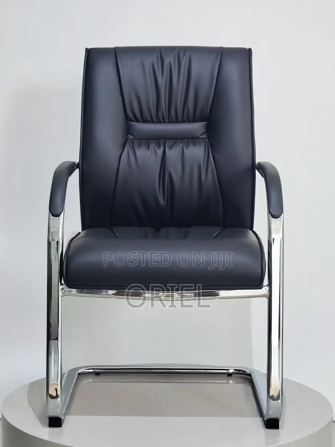 Office Chair ; Sled Base Executive High-Back Office Chair
