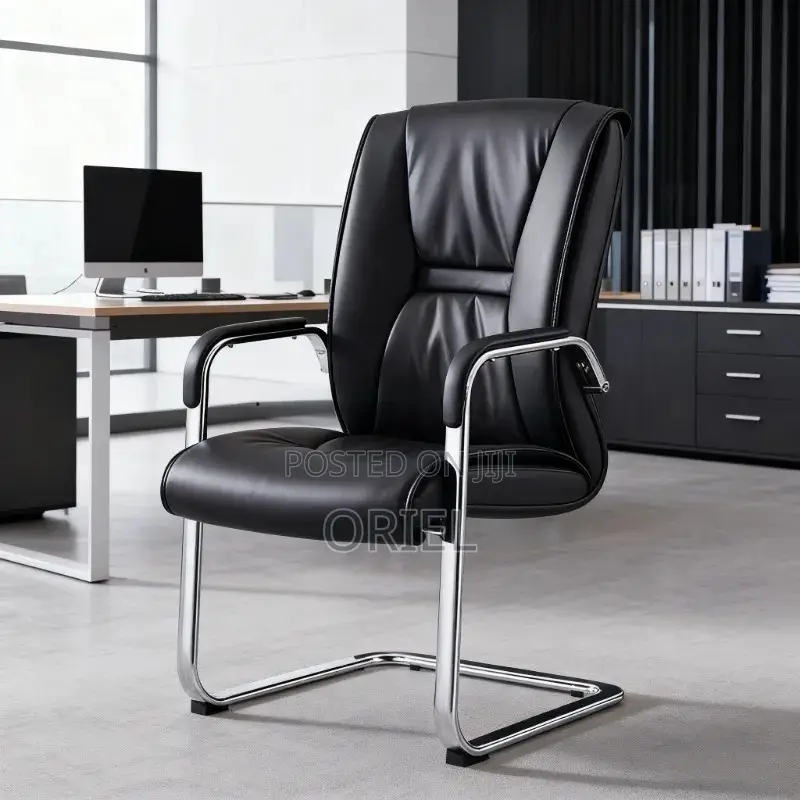 Office Chair ; Sled Base Executive High-Back Office Chair