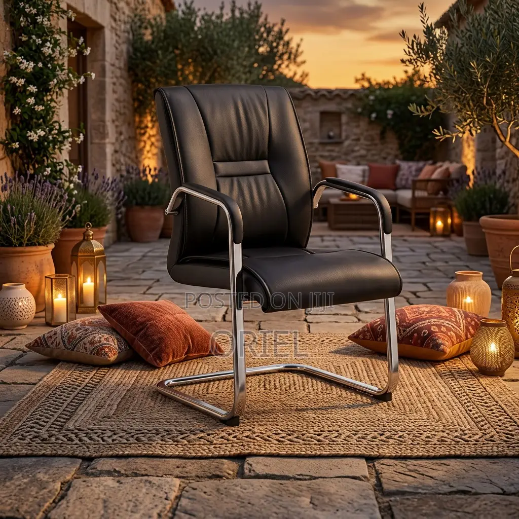 Office Chair ; Sled Base Executive High-Back Office Chair