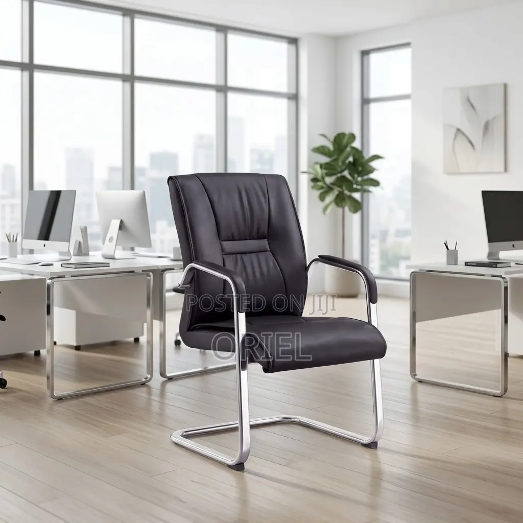 Office Chair ; Sled Base Executive High-Back Office Chair