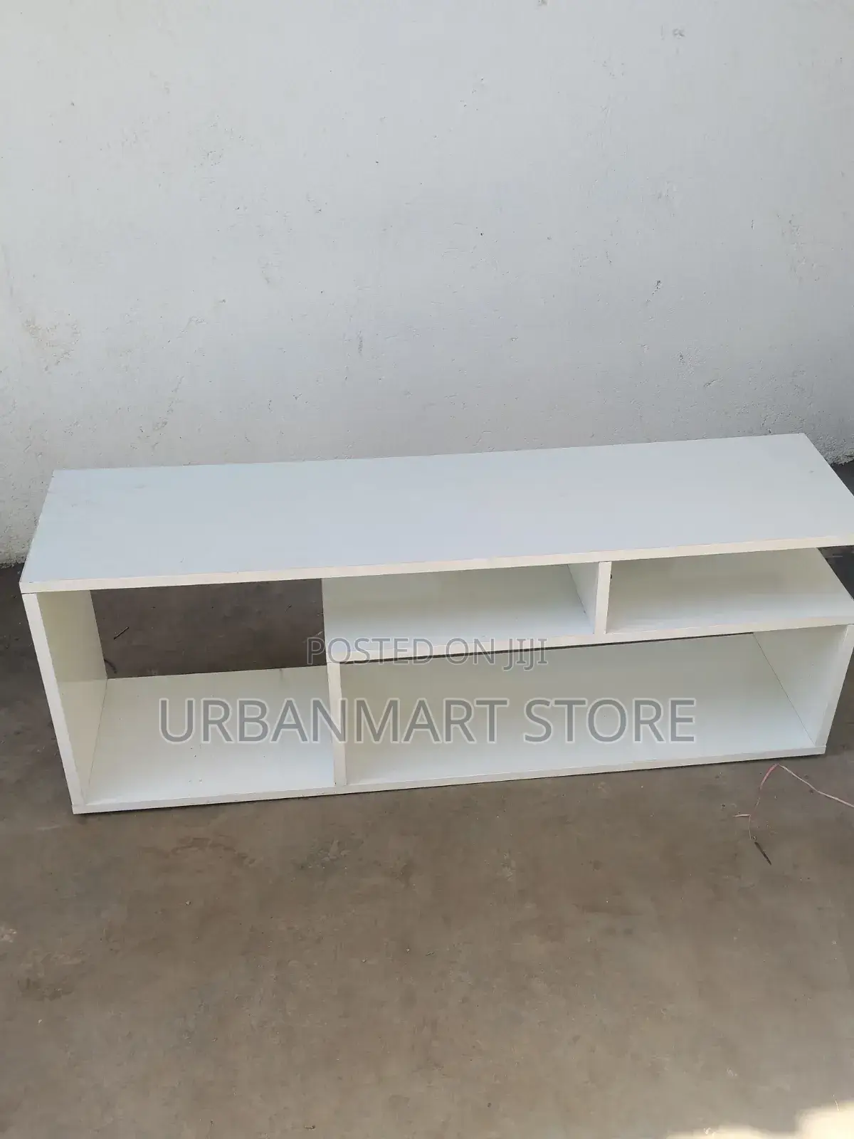 Mexico Modern Tv Cabinet With Storage Shelves – White