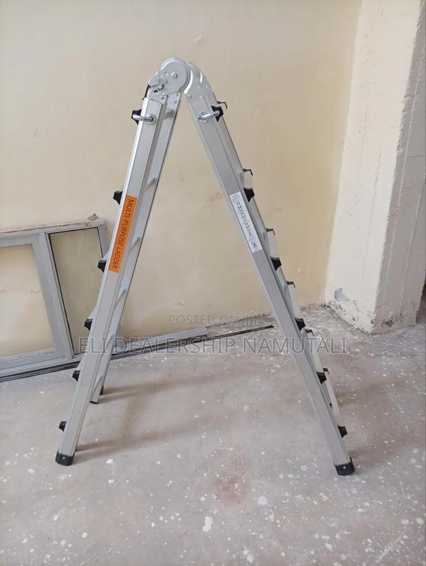 Heavy Duty 4x6 Folding Ladder | Professional Aluminum Giant Ladder