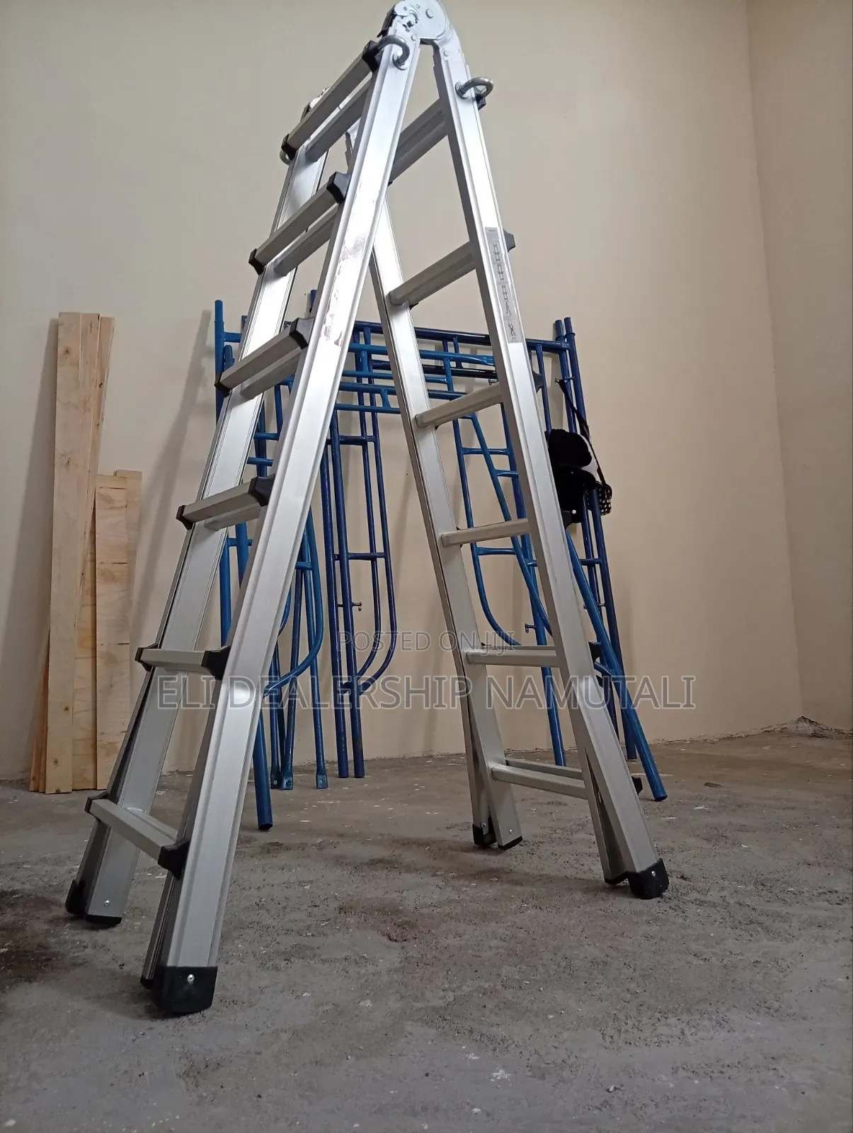 Heavy Duty 4x6 Folding Ladder | Professional Aluminum Giant Ladder
