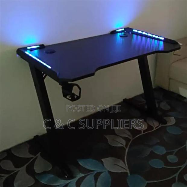 Imported Gaming Desk With Led Lights - thumbnail 6