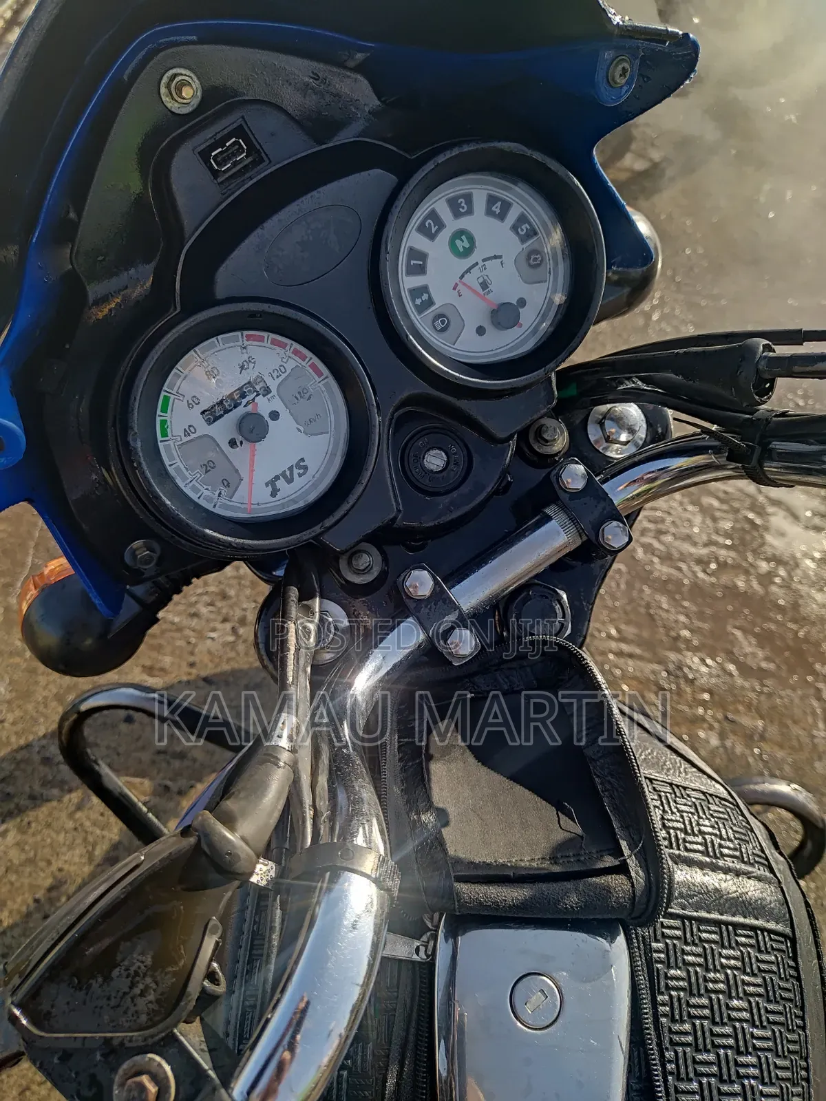 TVS HLX Plus ES 2023 Blue