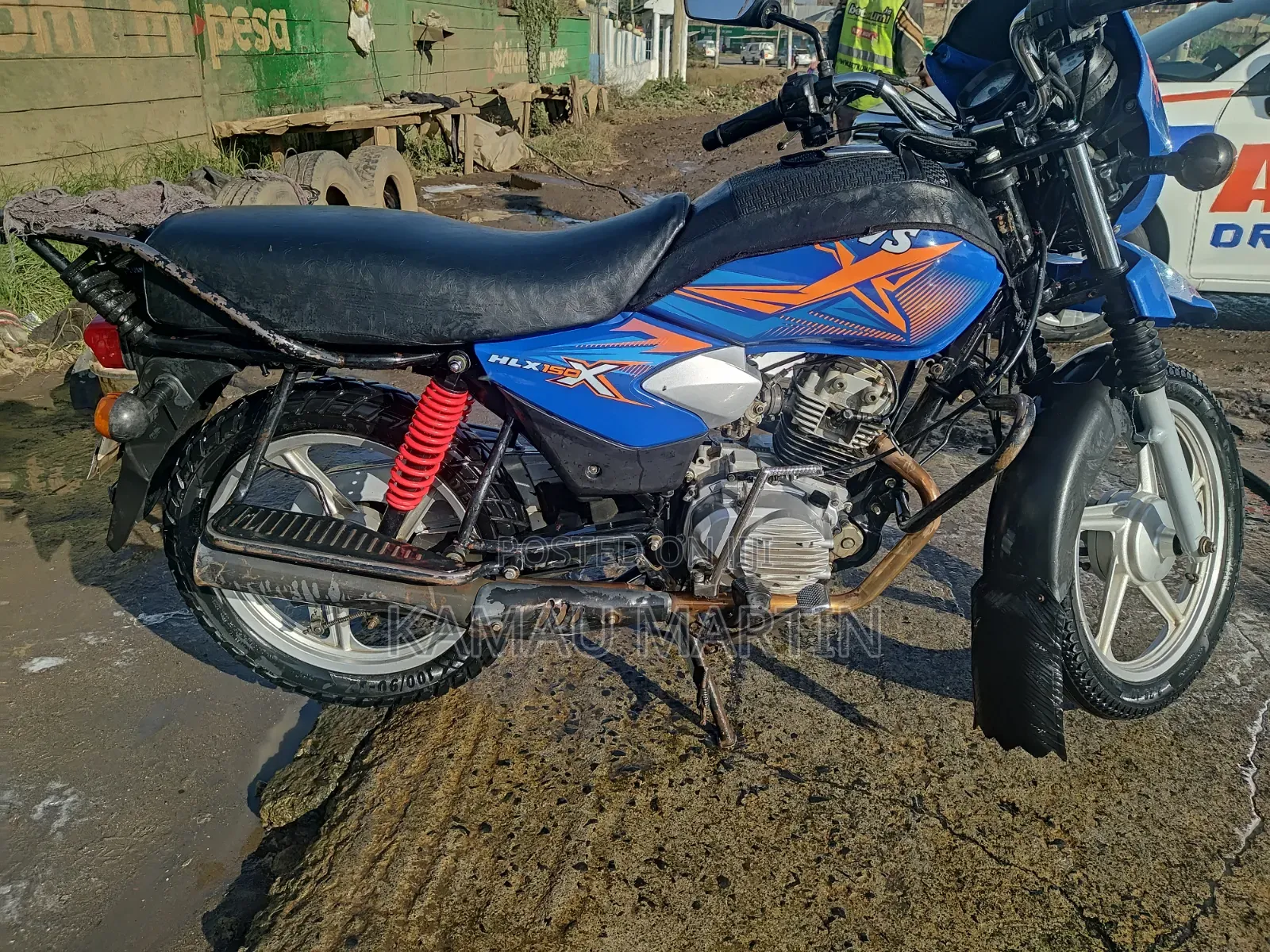 TVS HLX Plus ES 2023 Blue