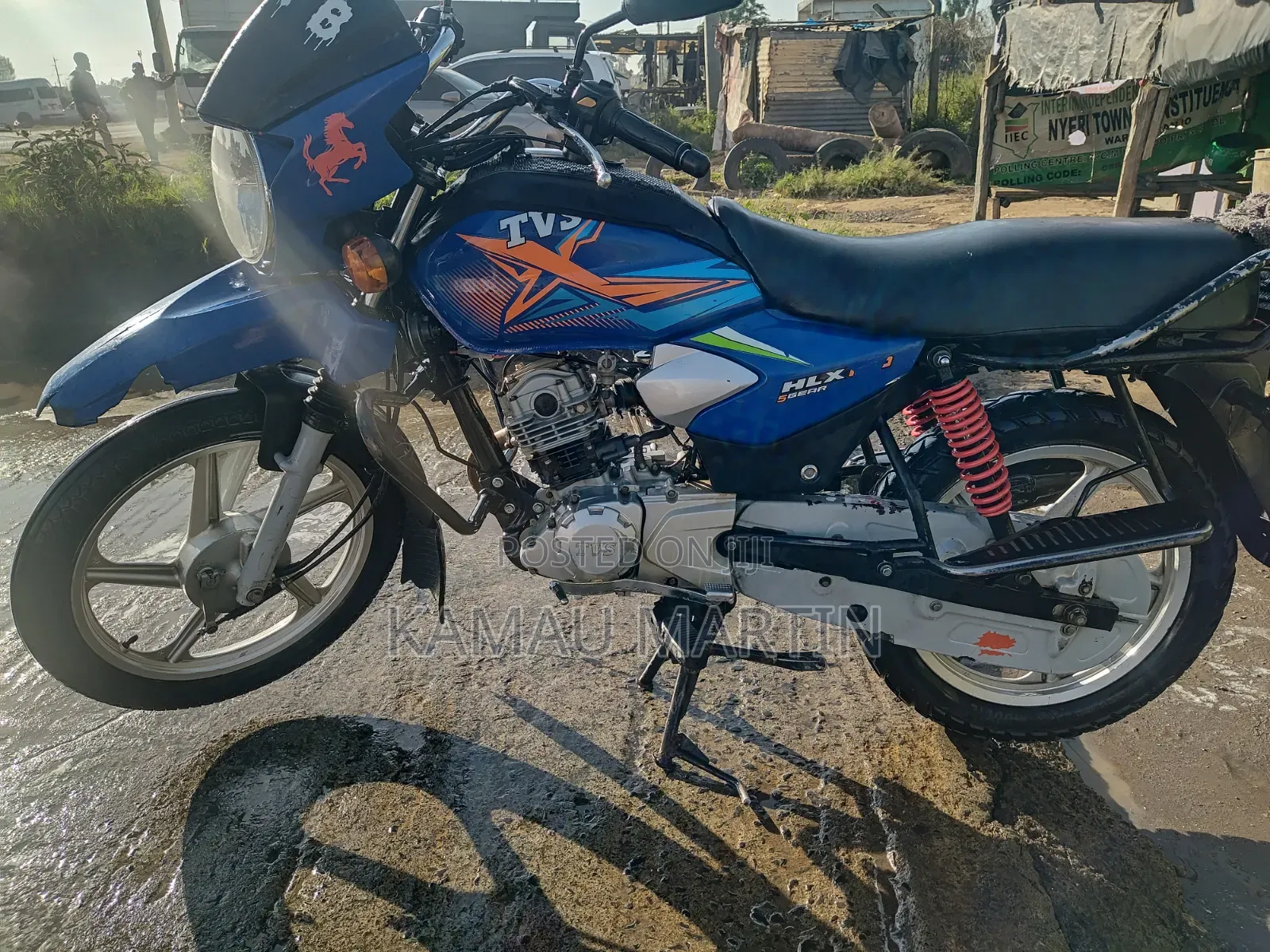TVS HLX Plus ES 2023 Blue