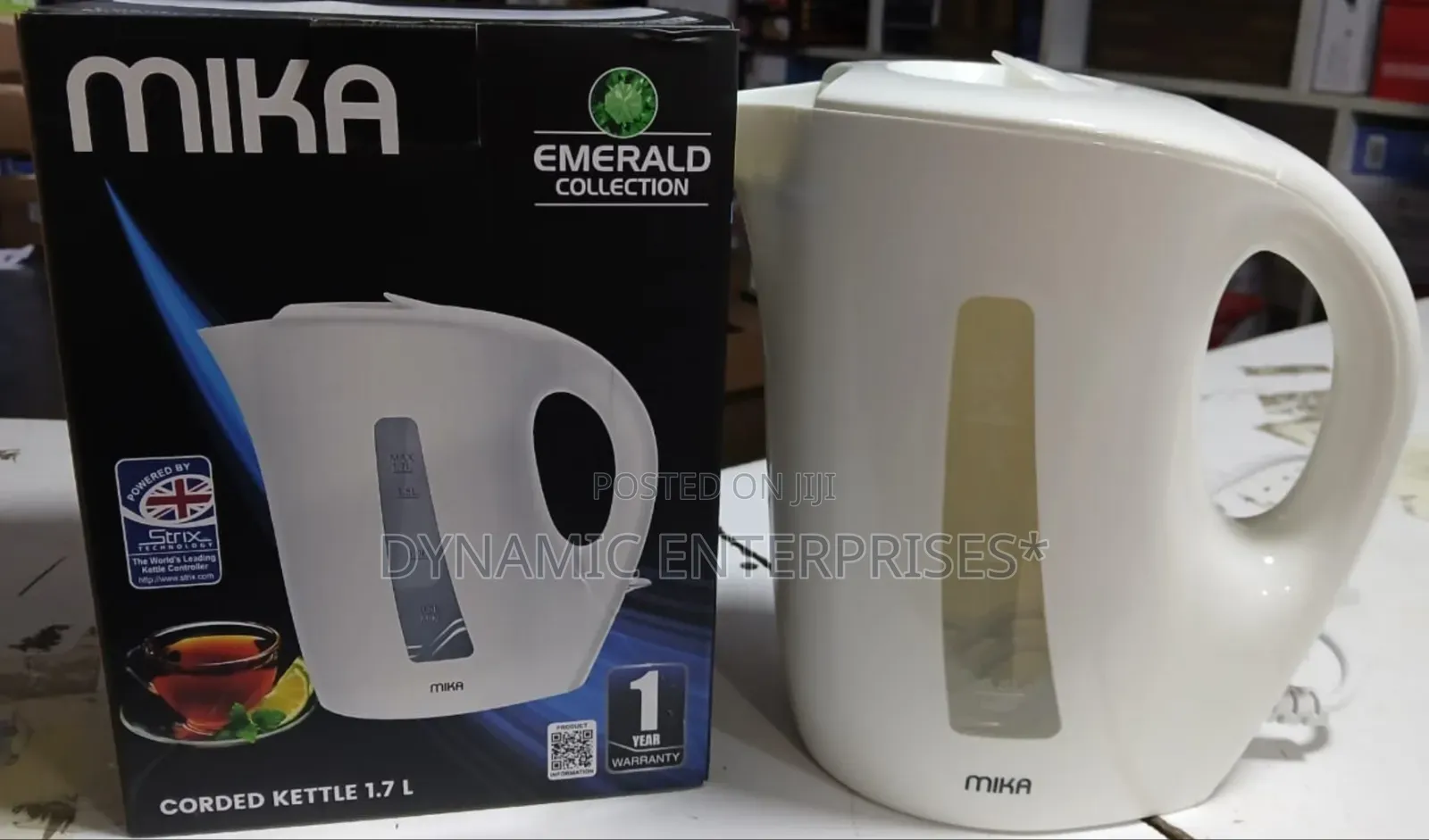 Mika Corded Electric Kettle 1.7l
