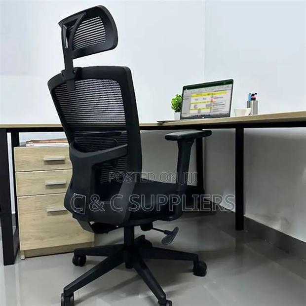 Ergonomic Office Chair With Armrest - thumbnail 2