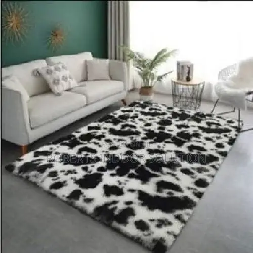 Black and White Patched Rugs
