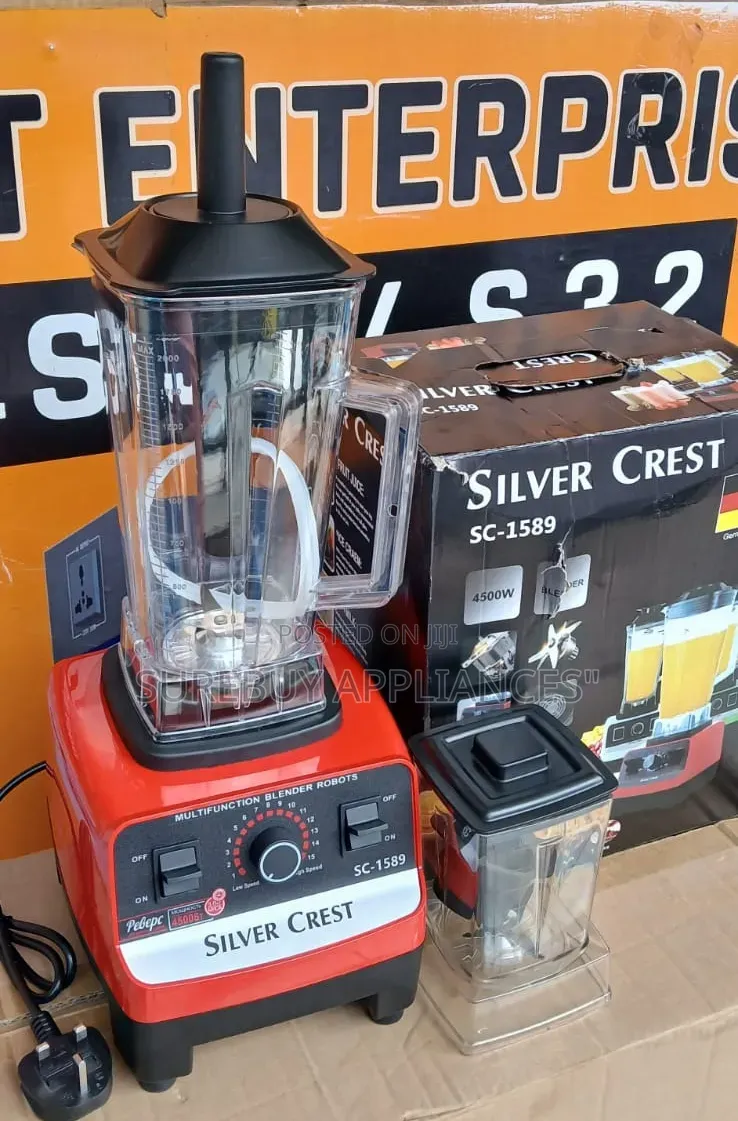 Silver Crest Sc-1589 Commercial Blender With Grinder