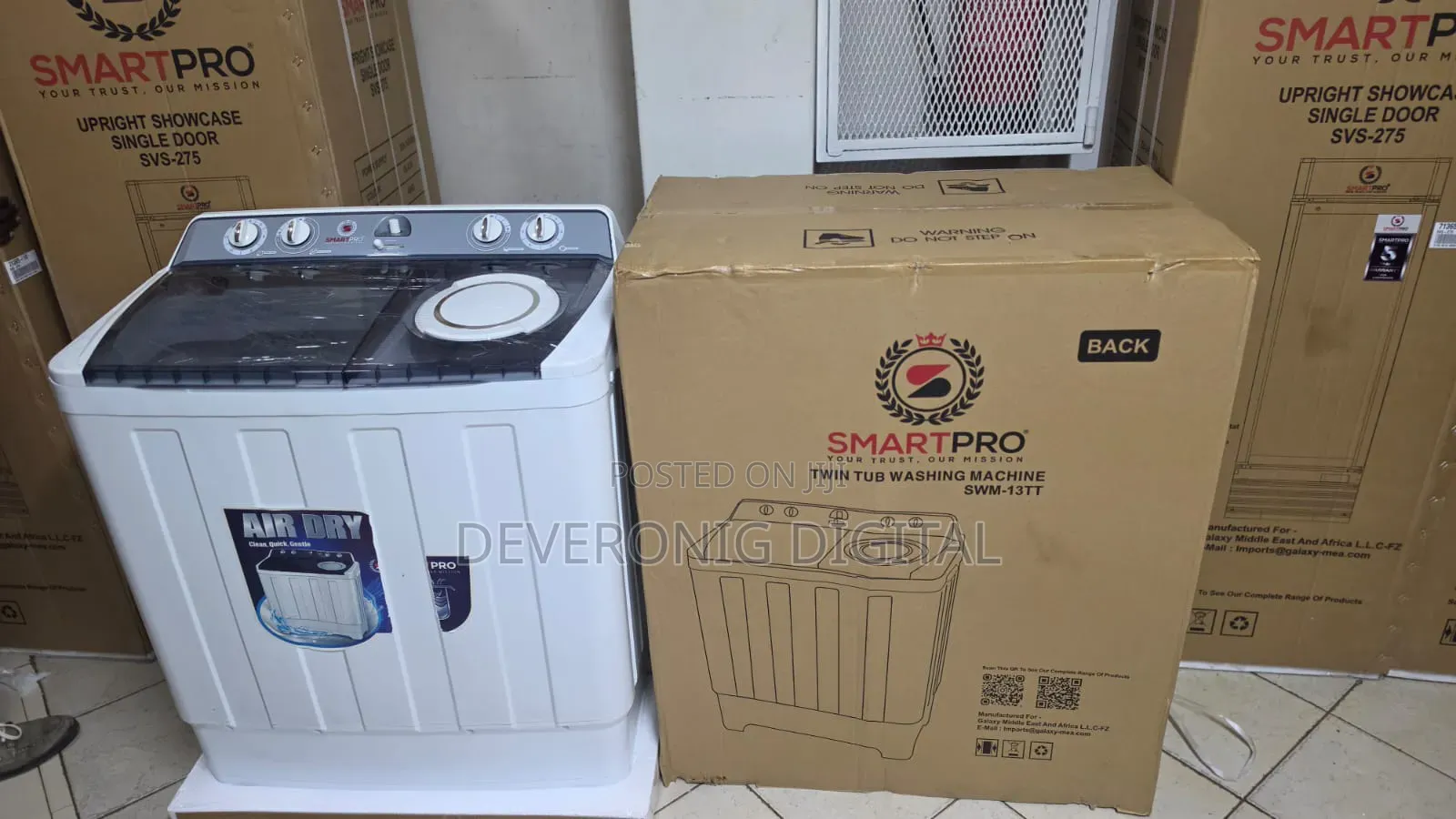 Smart Pro 8kgs Top Load Twin Tub Washing Machine