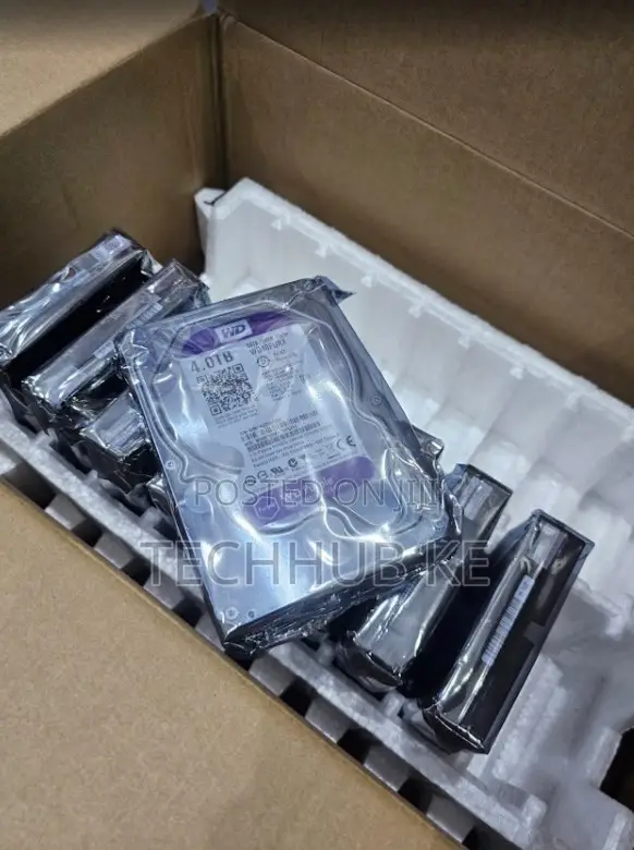 4tb CCTV Harddisk Recording HDD Western Digital Purple 4tb Drive