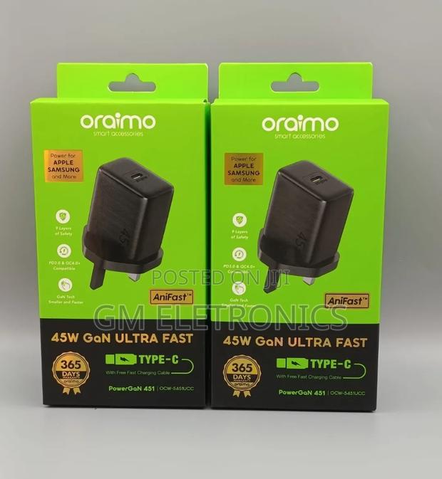 Super Fast Type-C 45w Universal Charger.