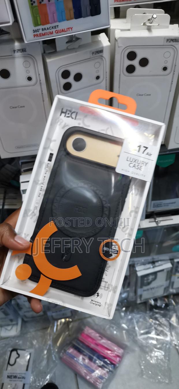 iPhone 17 Air, Featuring a Gold Top Camera Bar Layout Case - thumbnail 2