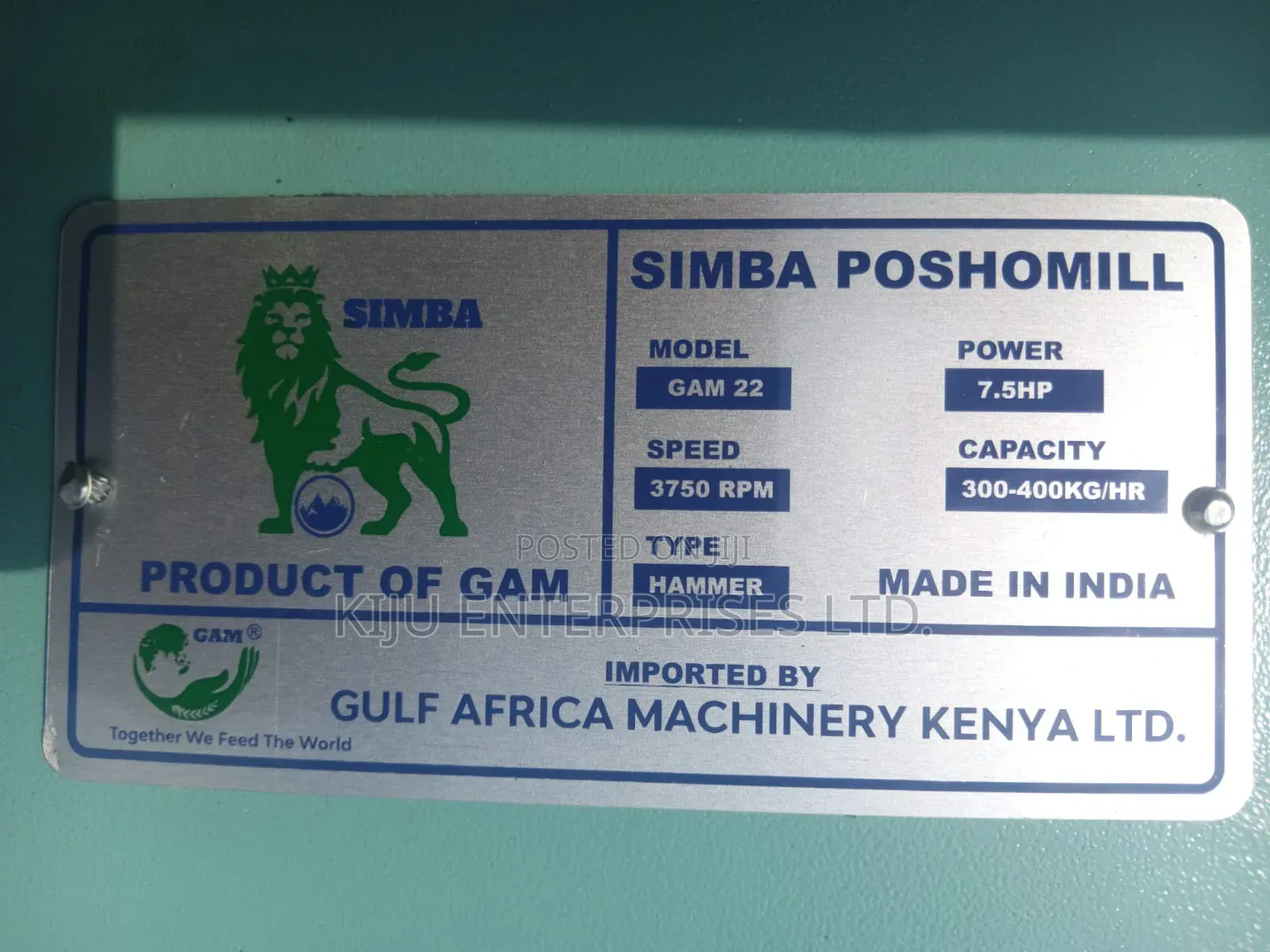 7.5hp Diesel Posho Mill for Sale – High Output Fuel Efficient