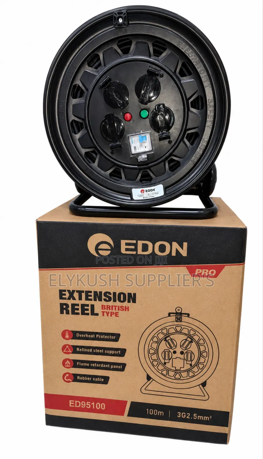 Edon Pro 100m Extension Cable Reel
