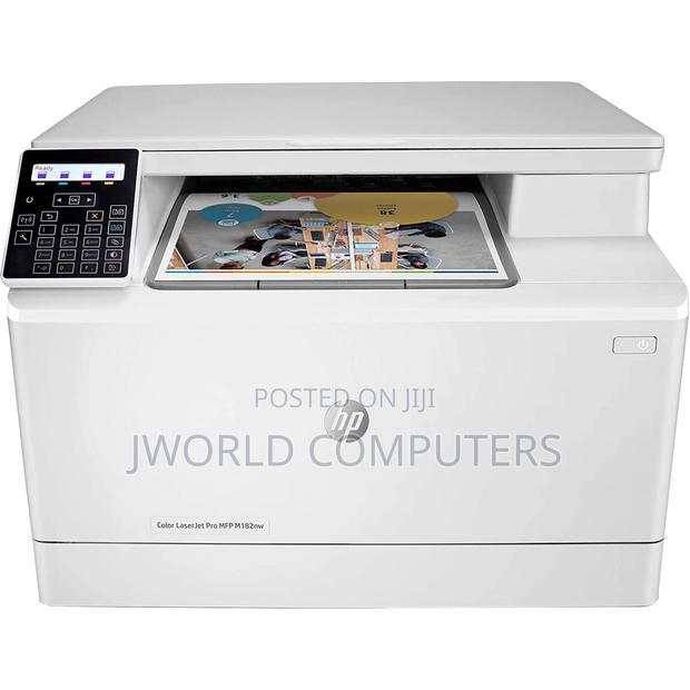 Hp Color Laserjet Pro MFP M182n Printer, Print, Copy and Scan