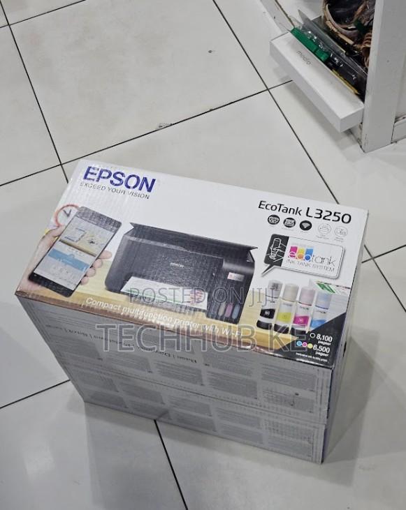 Epson Wireless Ink Tank Printer Ecotank L3250 for Home Office
