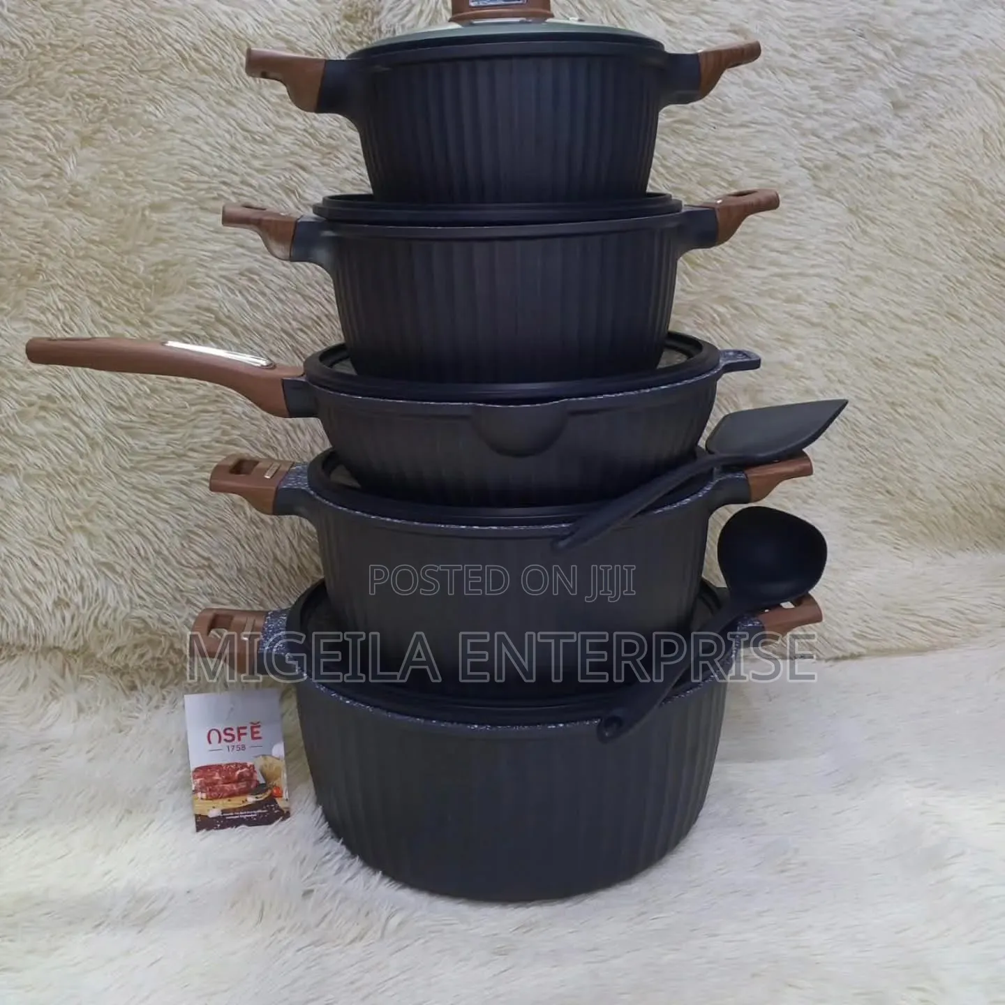 Graphite Sufuria Set