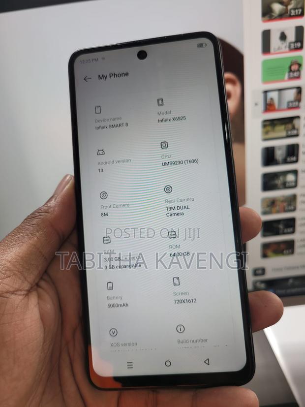 Infinix Smart 8 64 GB Blue - thumbnail 2