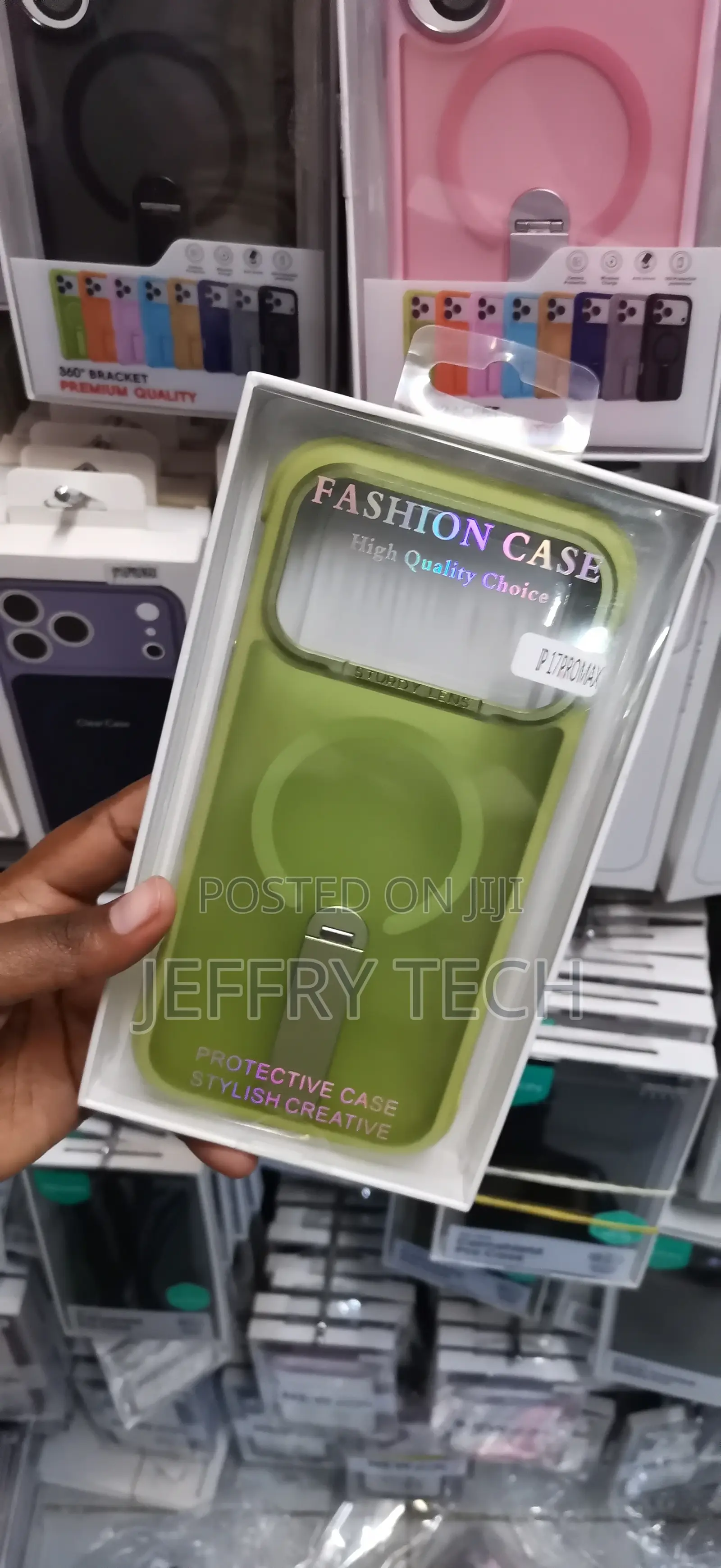 iPhone 17 Pro Max Olive Green "Fashion Case