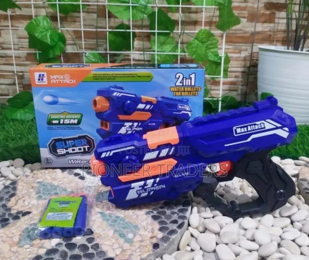 Blue Soft Shooting Gun - main view
