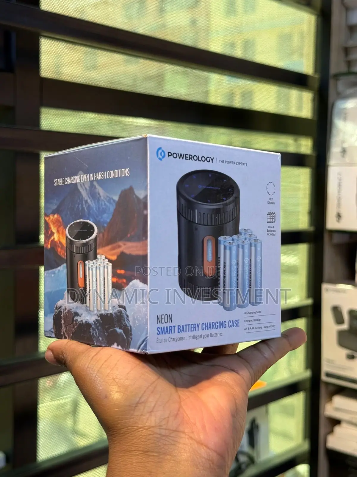 Powerology 8 Camera Rechargeable Aa Batteries Battery N Charging Case
