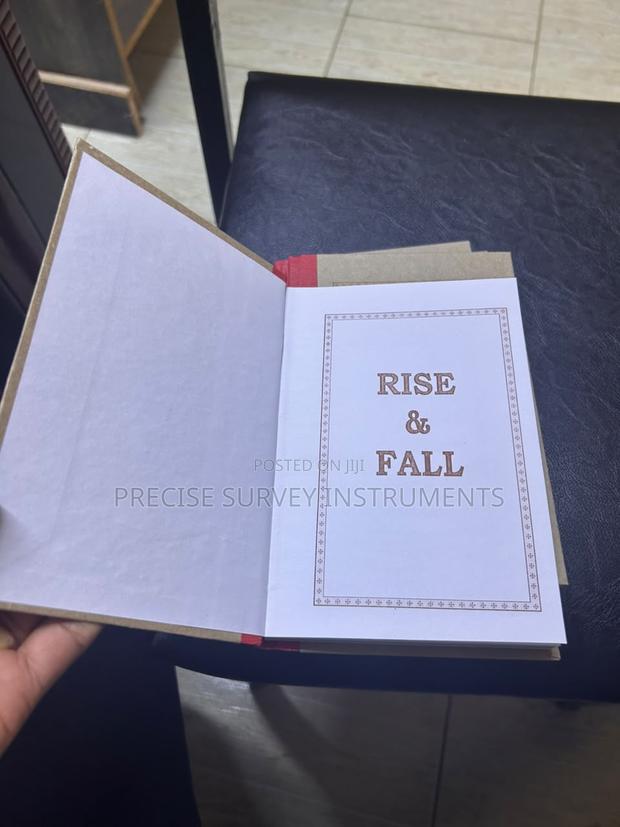 Field Levelling Rise Fall Log Book