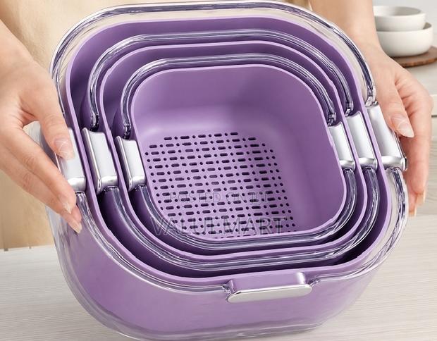 Vegetable 3-in-1 Vegetable Washing Basket Drainer