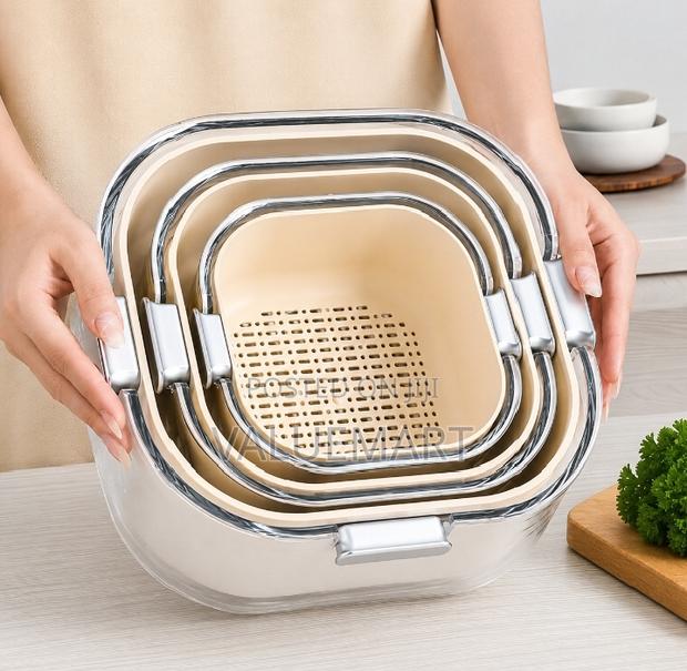 Vegetable 3-in-1 Vegetable Washing Basket Drainer - thumbnail 2