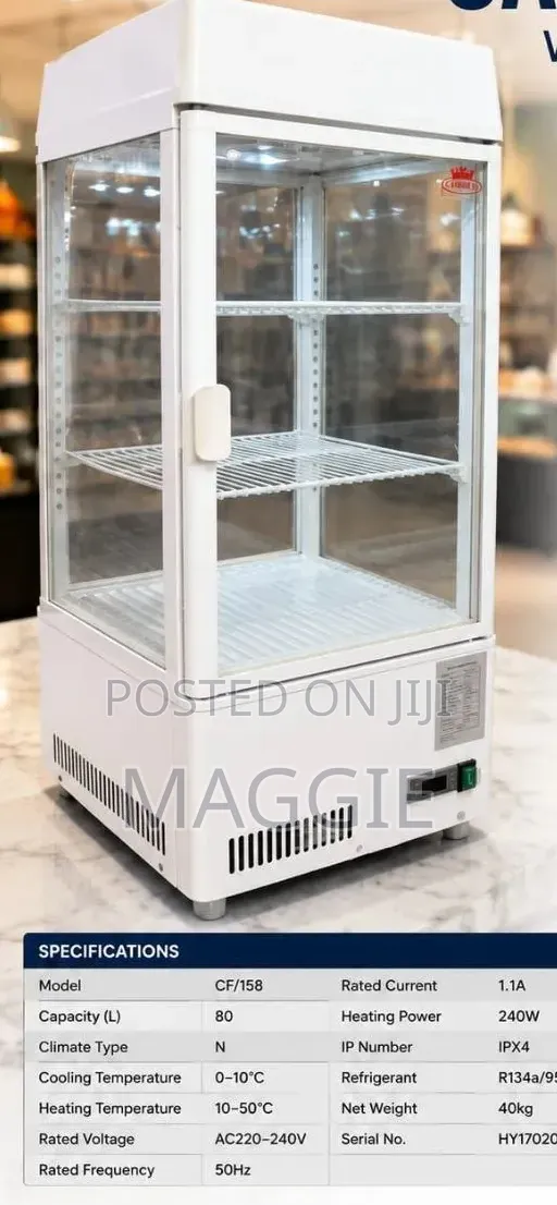 Model Cf/158 Cake Display Warmer Cooler