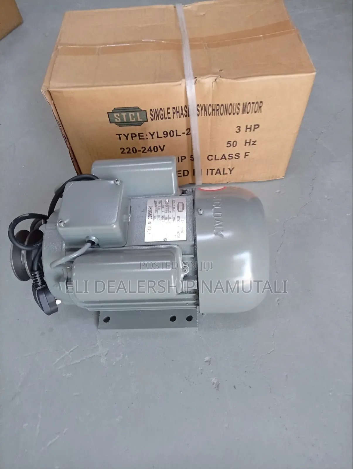 3hp Single Phase Industrial Motor 2900rpm – STCL Italy Design