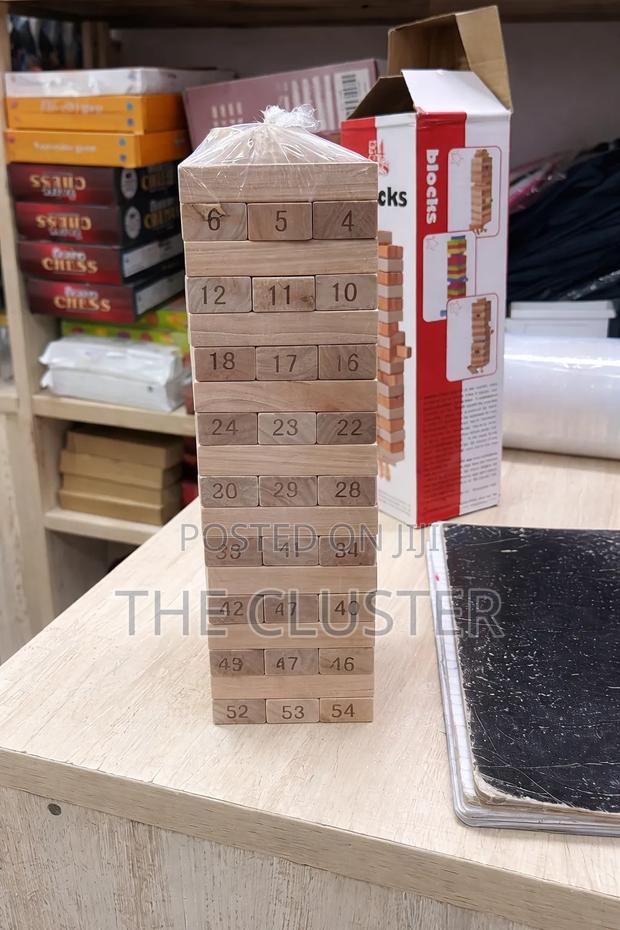 54 Pc's Large Jenga Blocks