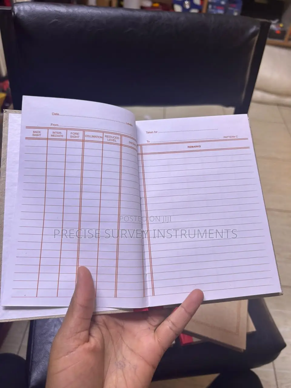 Civil Engineering Collimation Record Book